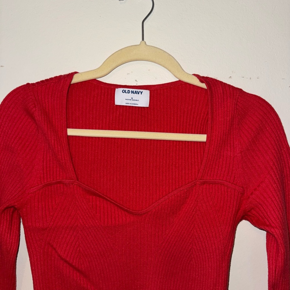 Fitted Rib-Knit Sweater - Picture 3 of 6